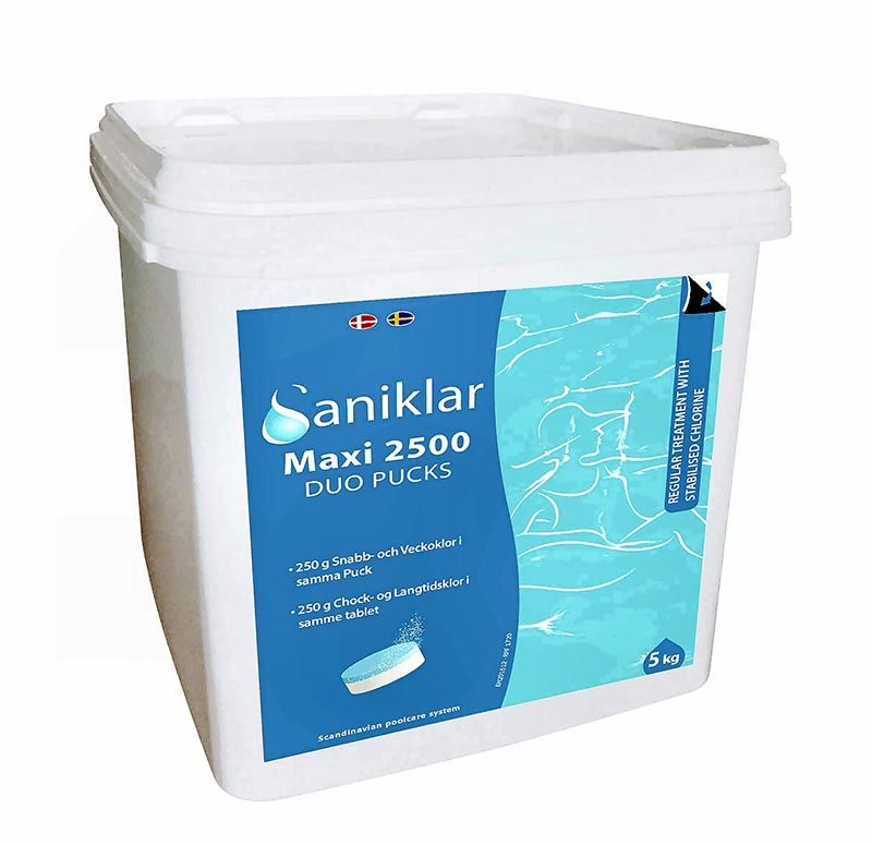 Saniklar Maxi 2500 Duo Pucks 250g, 5 kg - Bild 2