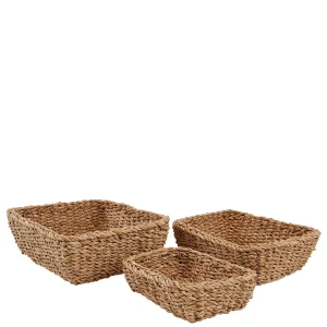 Miljögården, Chari 3-pack korgar, natur