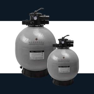 Sandfilter Nordpool V-serien med topventil