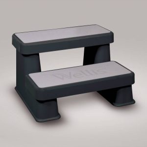 2 stegs trapp antihalkskydd – Wellis logo