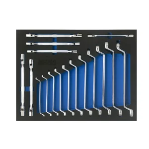 Verktygssats block / lednycklar 17 delar Nisma tools