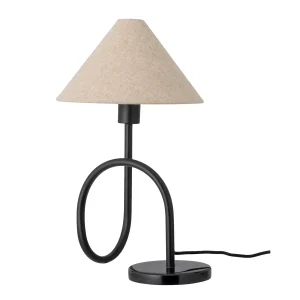 Bloomingville, Emaline bordslampa, svart, marmor