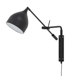 Bloomingville, Lyam vägglampa, svart, metall