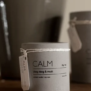 Affari of Sweden, Calm Ylang Ylang & musk, doftljus, grå