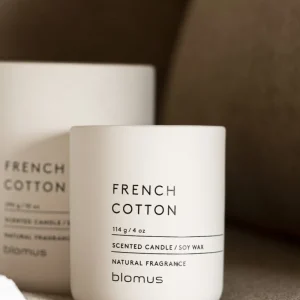 Blomus French Cotton Doftljus, Ø6 cm, Lily White