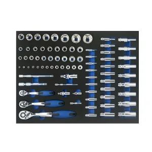 Verktygssats hylsnycklar 80 delar Nisma tools