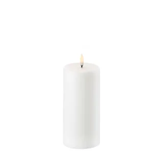 UYUNI, LED Blockljus, 15 cm, vit