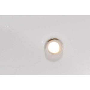 Vit LED-lampa för badkar