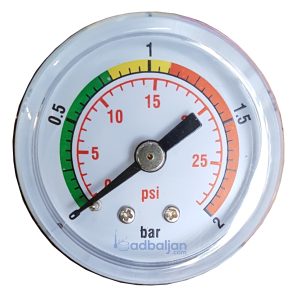 Manometer – Tryckmätare till reningsverk för badtunnor och pooler