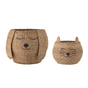 Milus Förvaringskorg 2-Pack, Natur