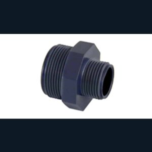 PVC D-Nippel 2″ x 1 1/4″
