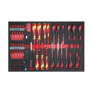 Verktygssats 98 delars Skruvmejsel-/bitssats Teng Tools TTEMD98N