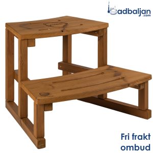 Step-A-Round trappa till badtunna av ThermoWood