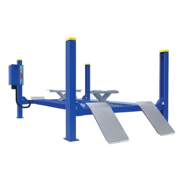 Fyrpelarlyft med Frihjulslyft 4 ton