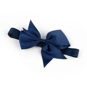 Busy Lizzie Hårband Rosett Navy Blue