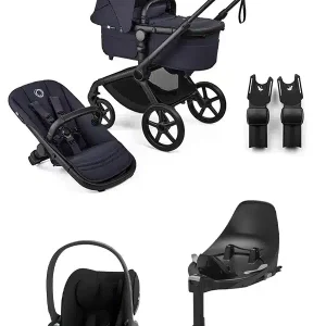 Barnvagnspaket Bugaboo Fox 5 Renew – med Cybex Cloud T babyskydd, T bas & adapter