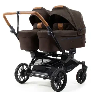 Emmaljunga Double Sento Twin Flat Outdoor Brown