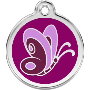ID-bricka, fjäril, 1BP-BU-BL