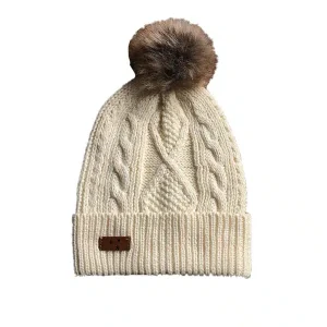 Mini Dreams Mössa Cable Off-White