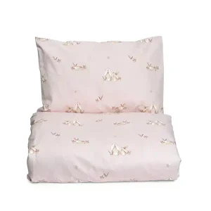 Mini Dreams Påslakanset Bunny Rosa