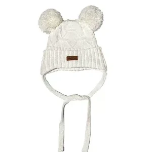 Mini Dreams Mössa Pom Pom Vit