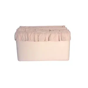 Mini Dreams Spjälskydd Volang Rosa