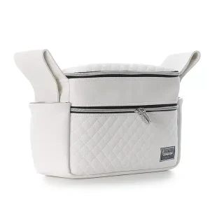 Emmaljunga Organizer De Luxe White Leatherette