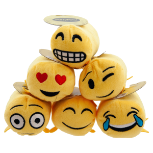 Smiley, en  go’ tyst hundleksak, 2-pack