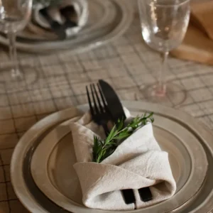 Fondaco, Vide servett, linfärgad